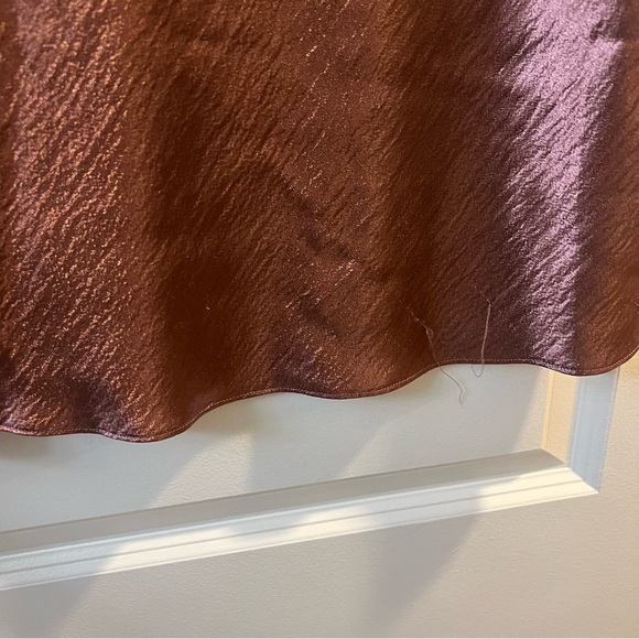 Victoria Secret Rosé Metallic Maxi Skirt - Picture 6 of 7